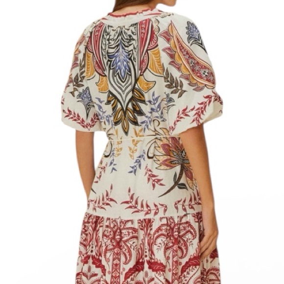 Farm Rio Boho Glam Maxi Dress NWT - Picture 2 of 8